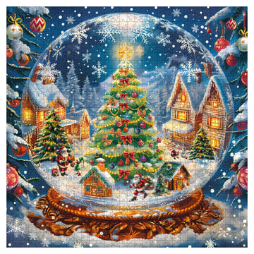 Bola de cristal de Navidad rompecabezas Puzzle 1000 piezas